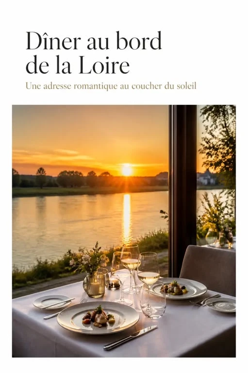 Restaurant bord de loire pour un dîner romantique face au fleuve