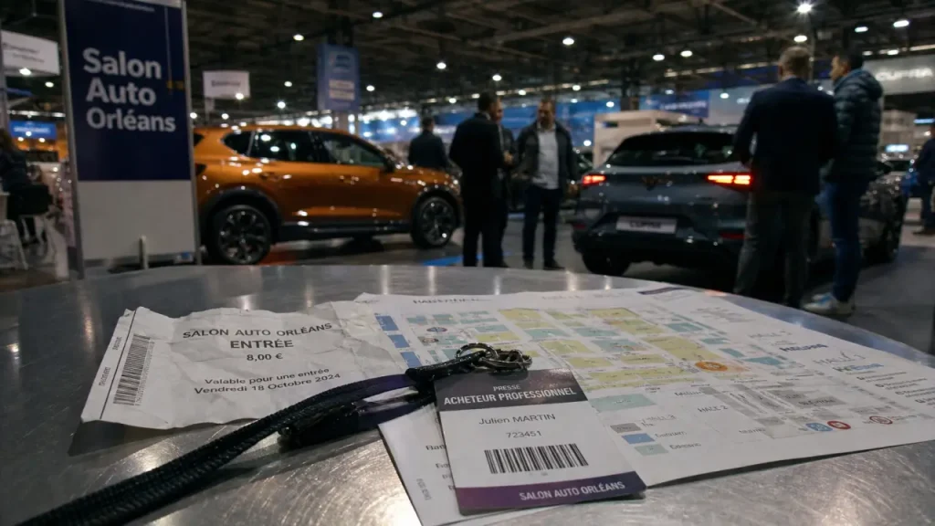 Salon de l'auto orléans : billet et badge pour l’entrée à 6 €