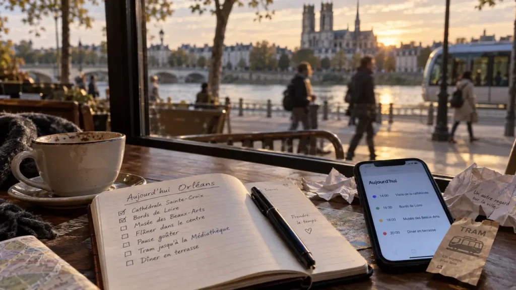 Activités Orléans aujourd’hui : agenda sur smartphone et carnet