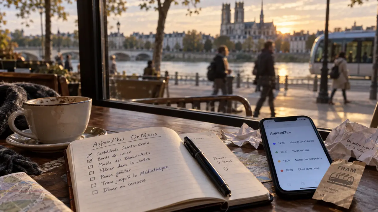 Activités Orléans aujourd’hui : agenda sur smartphone et carnet