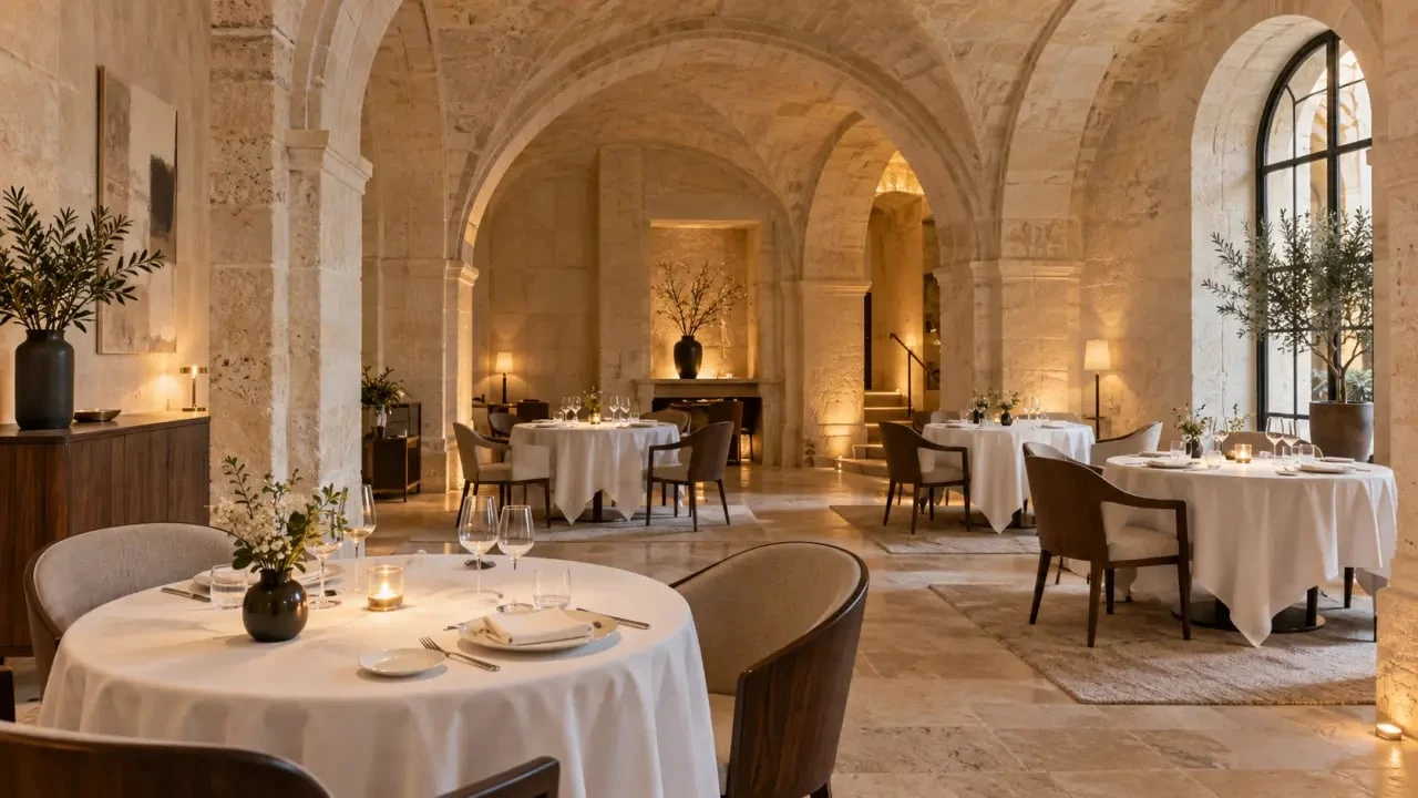 Restaurant original à Orléans dans une salle voûtée au cadre patrimonial