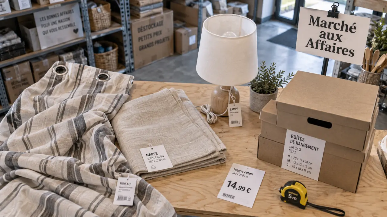 Marché aux affaires Orléans, entrée magasin de déstockage