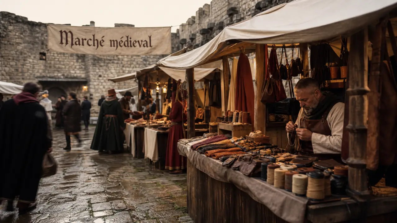 Marché médiéval Orléans 2025 au Campo Santo