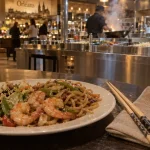 restaurant à volonté Orléans : assiette buffet et station wok