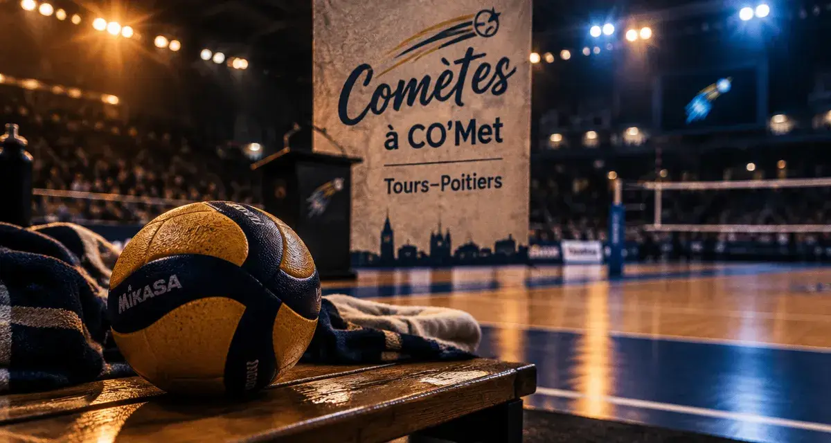 Les Comètes à CO’Met avant le choc Tours-Poitiers le 30 décembre