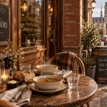 Restaurant au bouillon Orléans : Au Bouillon, Place du Châtelet, bouillon fumant