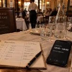 Restaurant ouvert le dimanche midi Orléans, table de brasserie 12h15
