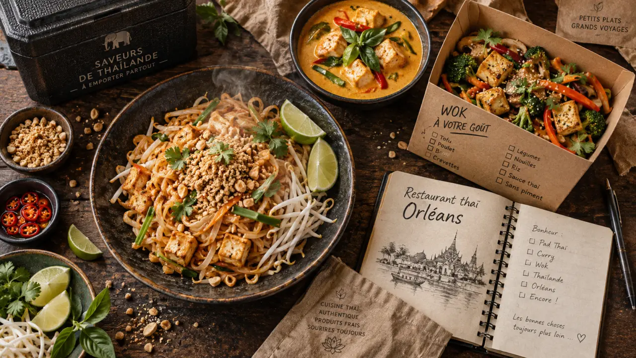Restaurant thai orléans : menu et service selon le quartier